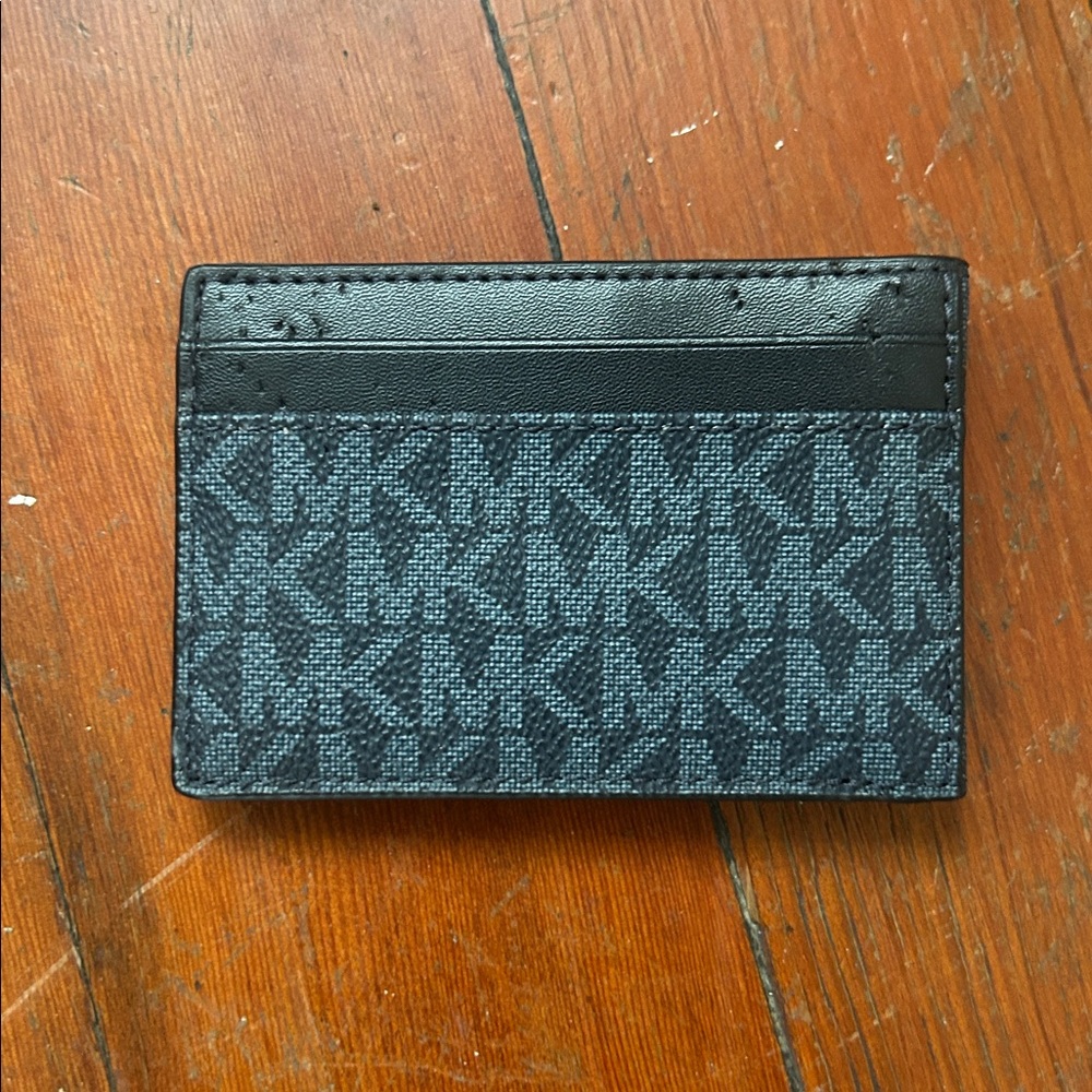 Michael Kors Cooper Compact ID Wallet in Admiral Blue - Picture 3 of 9